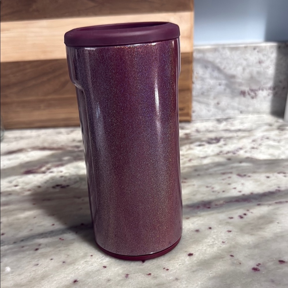 NEW! IceShaker skim can koozie Purple shimmer - Picture 2 of 4